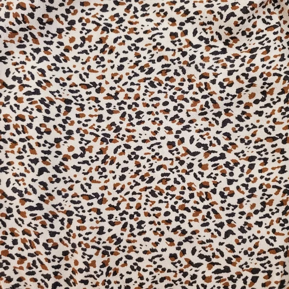 NWOT Abercrombie & Fitch | Wrap Leopard Print Tie Waist Mini Dress - Picture 11 of 11